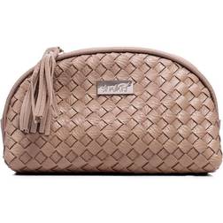 Shelas Small Makeup Bag - Beige