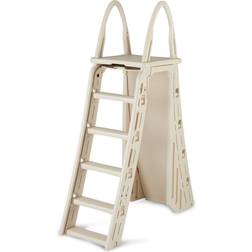 Confer Plastics Roll-Guard Adjustable A-Frame Pool Ladder 63"