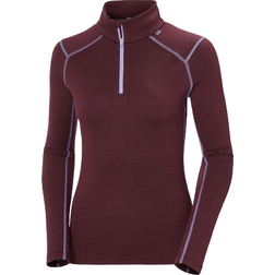 Helly Hansen Women's Lifa Merino Midweight Half-Zip Base Layer - Hickory