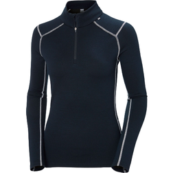 Helly Hansen Women's Lifa Merino Midweight Half-Zip Base Layer - Navy