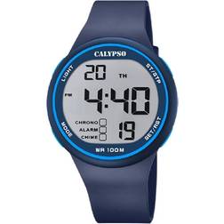 Calypso digitaluhr blau k5795/3