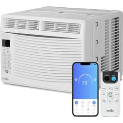 mollie 6,000 BTU Smart Window Air Conditioner with Wi-Fi Connected, Window AC Unit Cools up to 250 Sq.Ft, Remote/App Control, with Easy Install Kit, 115V/60Hz, White