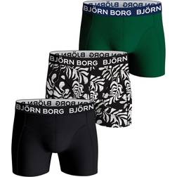 Björn Borg Core Boxer 3-pack - Green/Black (10002411-MP007)