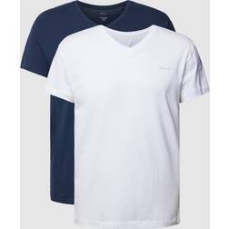 Gant Men 2-Pack V-Neck T-Shirts Multicolor