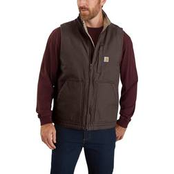 Carhartt Carhartt Men's Brown Polyester Heated Vest Small 104277-DKBSREG