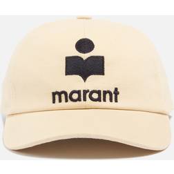 Isabel Marant Tyron Logo-Embroidered Cotton-Canvas Cap Multi