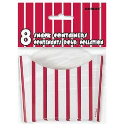 Unique Popcorn Box Snack Container 8-pack