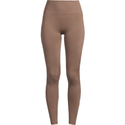 Casall Treningstights Seamless Graphical Rib High Waist Tights Brun