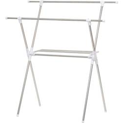 Iris IRIS USA Foldable Clothes Drying Rack with Extendable Rods for Large Laundry Loads