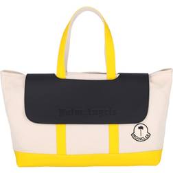 Moncler Logo Patch Canvas Tote Bag