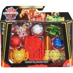 Spin Master Battle 5-Pack, Special Attack Bruiser, Dragonoids, Hammerhead, Nillious; Customizable, Spinning Action Figures, Kids Toys for Boys and Girls 6 and up