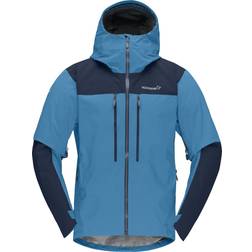 Norrøna Men's Troll Wall Gore-Tex Pro Light Jacket - Hawaiian Surf/Indigo Night