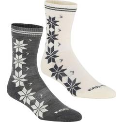 Kari Traa Vinst Wool Socks 2-pack - Grey