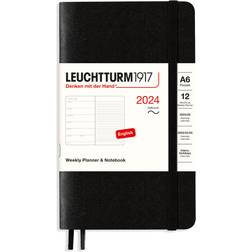 Leuchtturm Softcover A6 Weekly Planner & Notebook 2024