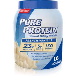 Pure Protein Natural Whey High Protein French Vanilla 1.6lbs