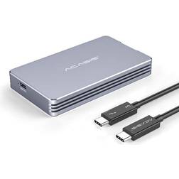 Acasis 40Gbps M.2 NVMe SSD Enclosure Compatible With Thunderbolt 4/3 USB 4.0/3.2/3.1/3.0/2.0 Tool Free TBU401