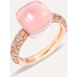 Pomellato Rose Quartz Nudo Classic Ring