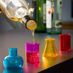 Out of the blue Science Lab Equipments Shaped Shot Glass