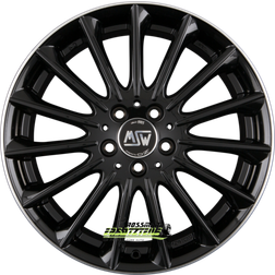 MSW felgen 30 9,5x19 et22 5x112 gloss black diamond lip 19zoll Gloss