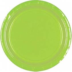 Unique Lime Green Paper Dessert Plates 8pk