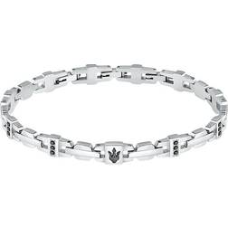 Maserati Iconic Bracelet - Silver/Black