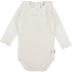 Lillelam Wool Body Ruffle Collar - White