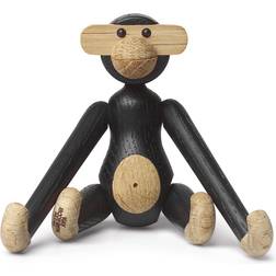 Kay Bojesen Monkey Mini Dark stained Oak Figurine 3.7"