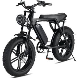 Electric Bike for Adults,1500W/750W,52V 21/19Ah 32-37MPH, 50-60Miles Range 26”Fat Tire Electric Bike Beach Snow Mountain Bike, Dual Hydraulic Disc Brakes Electric Bike Full Suspension