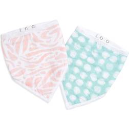 Aden + Anais Essentials Cotton Muslin Bandana Bib 2-pack