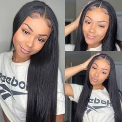 UNice 13x6 Straight Pre Plucked Lace Front Wigs 14 inch