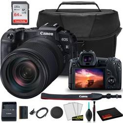 Canon EOS RP Mirrorless Digital Camera with 24-240mm Lens 3380C032 EOS Bag Sandisk Ultra 64GB Card Clean and Care Kit