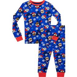 Paw Patrol Kid's Christmas Snug Fit Pyjamas - Blue