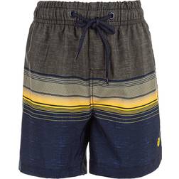 zigzag Kid's Sunset Board Swim Shorts - Forest Night (414-Z211038-3052)