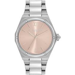 Olivia Burton Hexa Watch, 33mm Pink/Silver