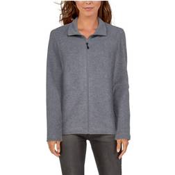 Natural Reflections Natural Reflections Full-Zip Fleece Jacket for Ladies Heather Grey