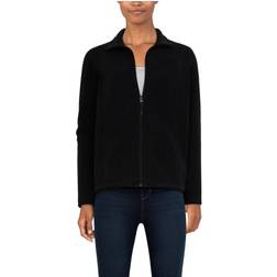 Natural Reflections Natural Reflections Full-Zip Fleece Jacket for Ladies Black