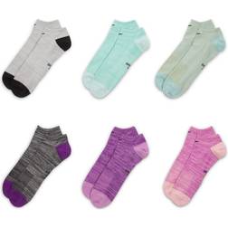 Nike Everyday Lightweight No-Show Training Socks 6-pack - Multi-Color