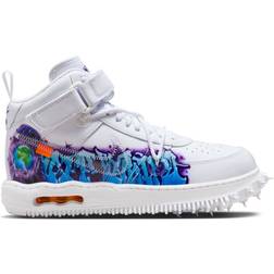 Nike Air Force Mid Off-White Graffiti White 47.5 47.5