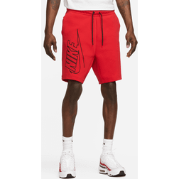 Nike Tech Fleece Men's Shorts Red