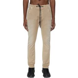 Diesel Tapered 2030 D-Krooley Joggjeans Jeans Uomo Beige