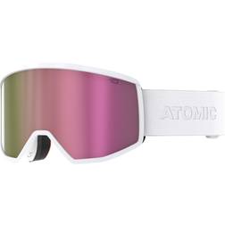 Atomic Four HD Skibrille weiss One