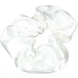 Scrunchie with a Silk Look White
