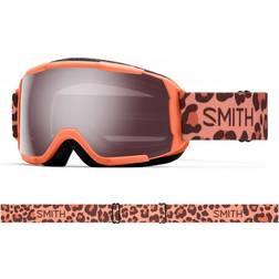 Smith Optics Grom Youth Snow Winter Goggle Coral Cheetah Print, Ignitor Mirror