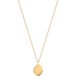 Ania Haie Magma Pendant Necklace - Gold/Diamonds