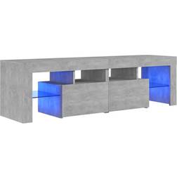 vidaXL Cabinet with Led Lights Concrete Grey Fernsehschrank 140x40cm