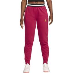 Nike Women's Court Dri-FIT Heritage French Terry Tennis Pants in Red, FB4157-620