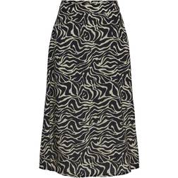 Object Skjørt objLeonora HW Midi Skirt Svart