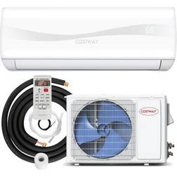 Costway 18000 BTU 19 SEER2 208-230V Ductless Mini Split Air Conditioner and Heater