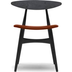 Carl Hansen & Søn CH33P Black lacquered Oak Kjøkkenstol 74cm