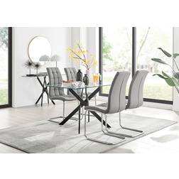 Leonardo Box Murano Grey Esstisch 120x70cm 5Stk.